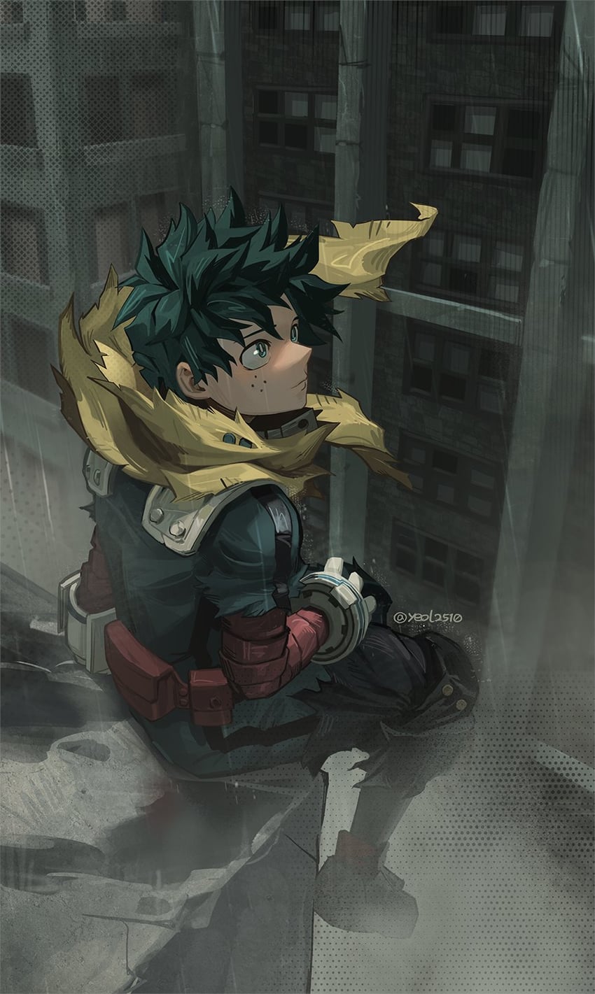 midoriya izuku (boku no hero academia) drawn by yeol2510