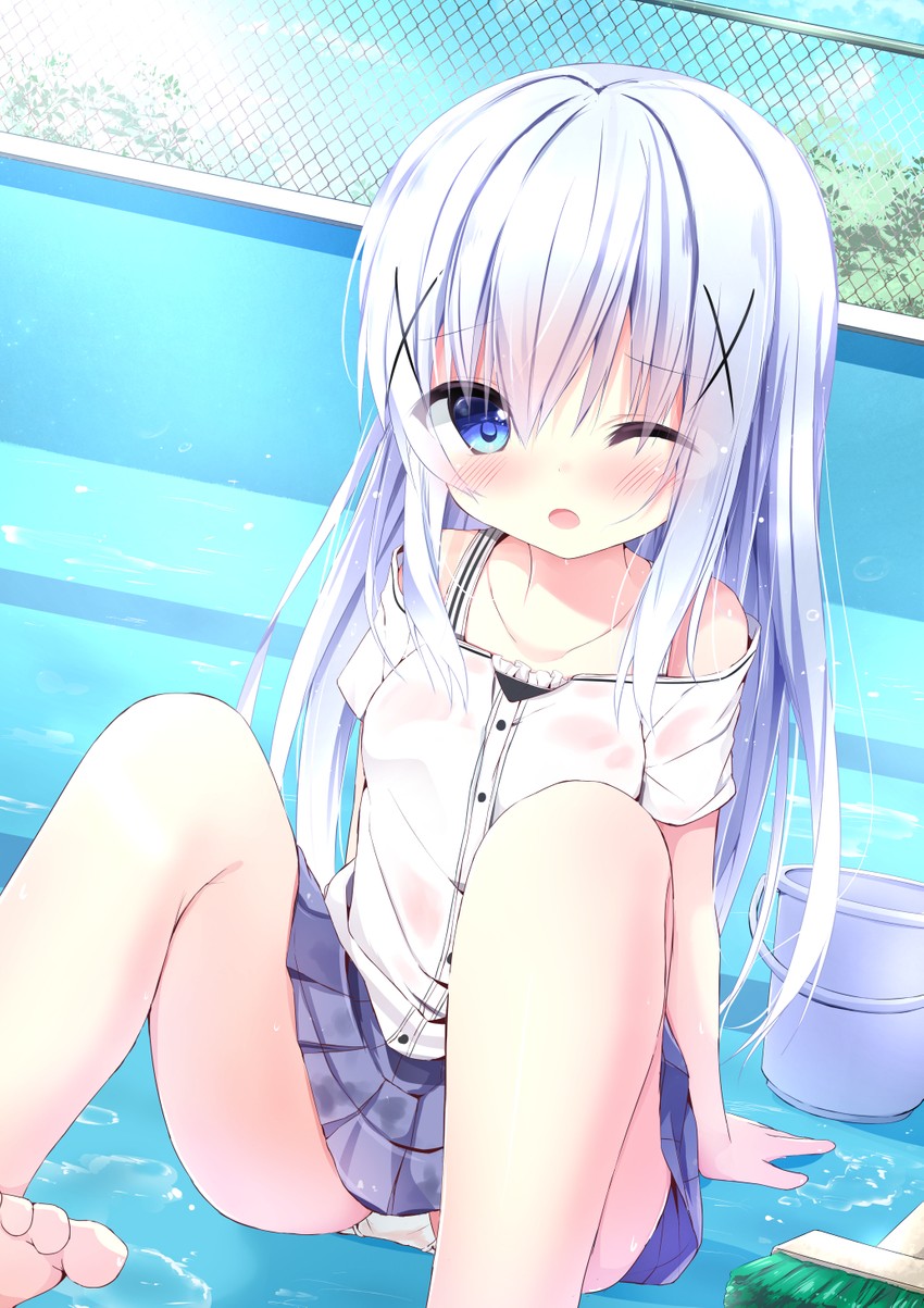 kafuu chino (gochuumon wa usagi desu ka?) drawn by kouda_suzu