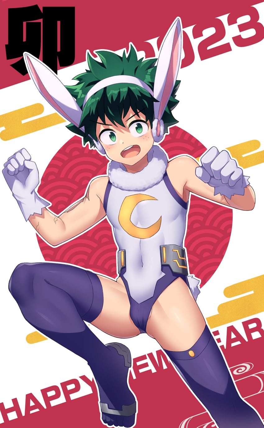 midoriya izuku (boku no hero academia) drawn by liu_xi_ruki