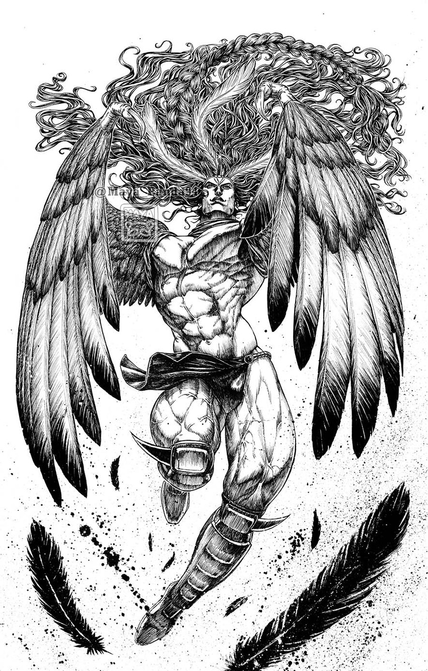 kars (jojo no kimyou na bouken and 1 more) drawn by maya_panda
