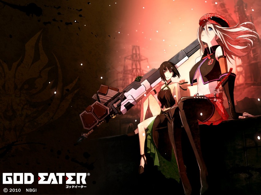 alisa ilinichina amiella and tachibana sakuya (god eater and 1 more)