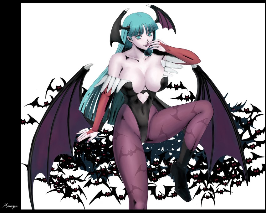 morrigan aensland (darkstalkers) drawn by ark_(morita_hitomi)