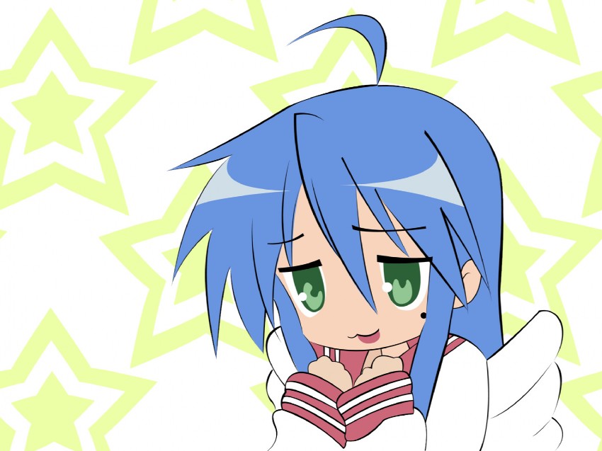 izumi konata and tsukimiya ayu (lucky star and 1 more)