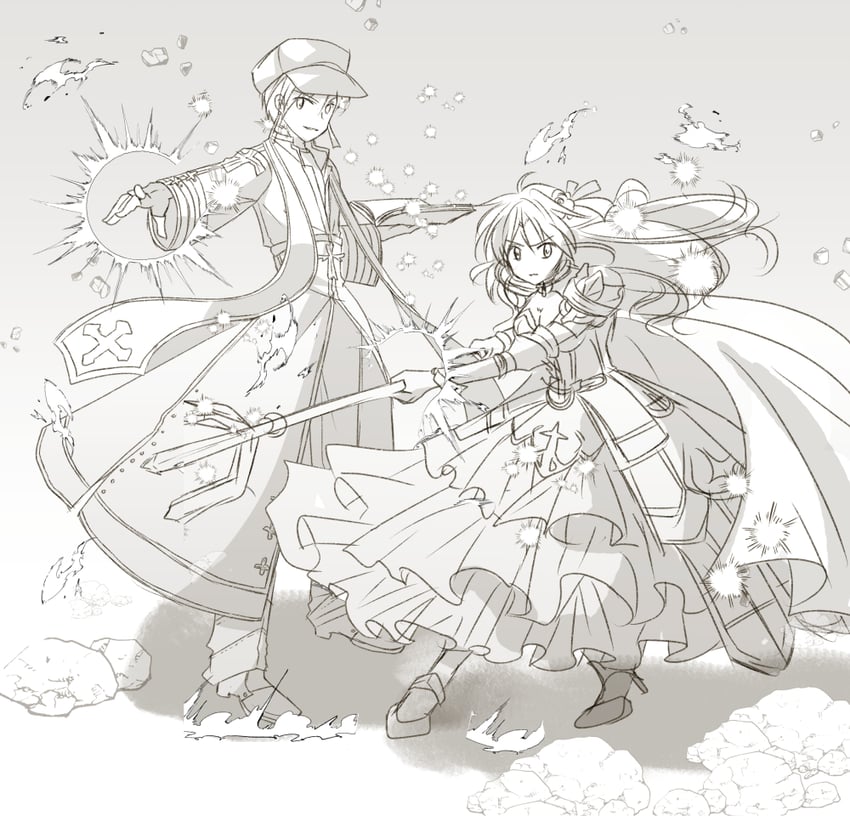 arch bishop and royal guard (ragnarok online) drawn by sharari
