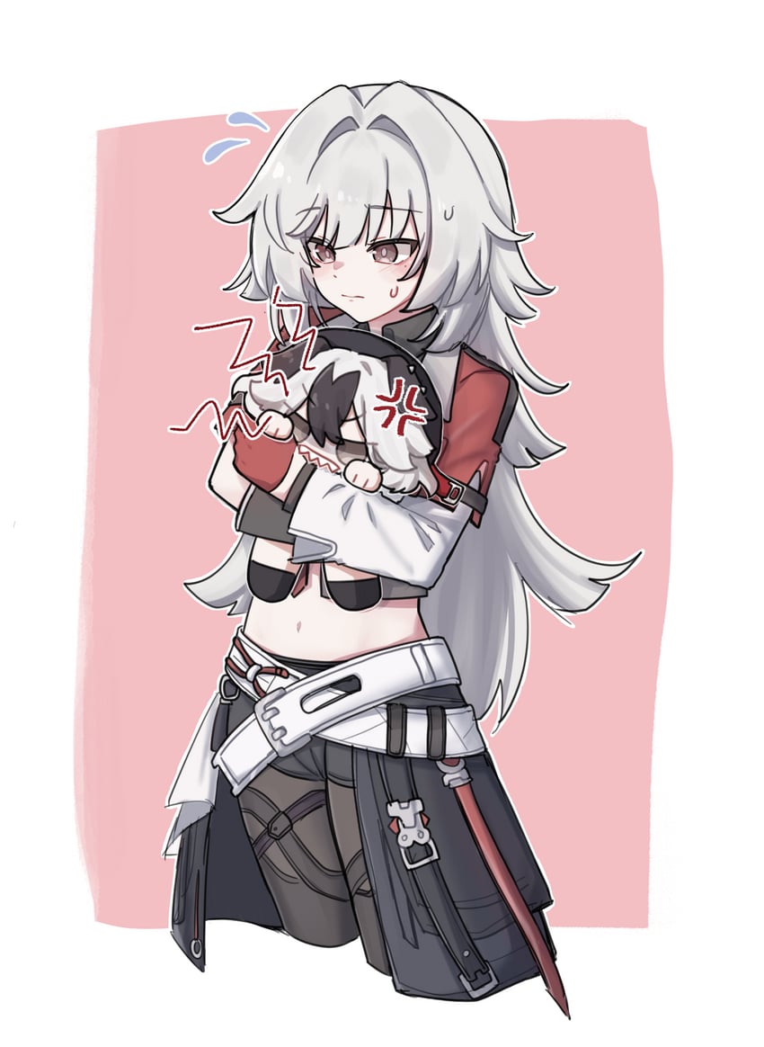 coralie 6626 planck and erdos helia (honkai and 1 more) drawn by komi_(mayu_eo22)