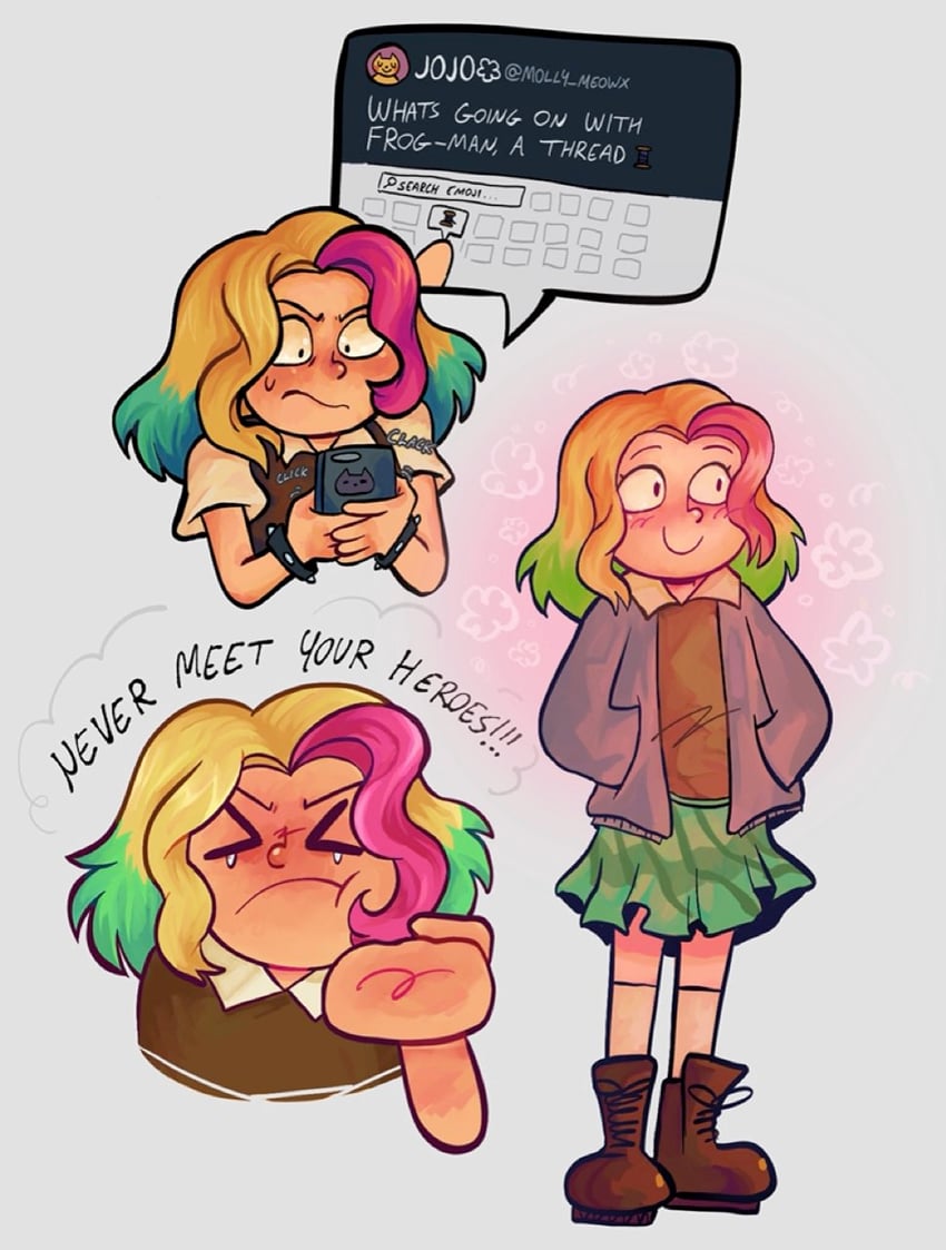 molly jo (amphibia) drawn by ivysundews