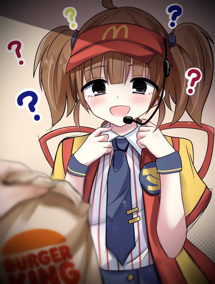 imadake dabuchi tabemi (mcdonald's and 1 more) drawn by shineka