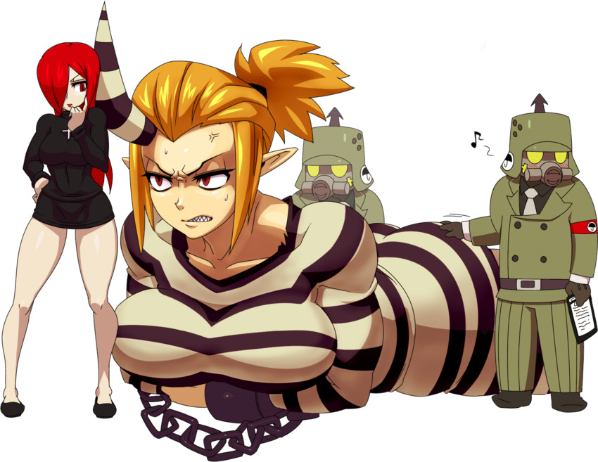 parasoul, scythana, and black egrets (skullgirls) drawn by jill_besson_(vordandan)