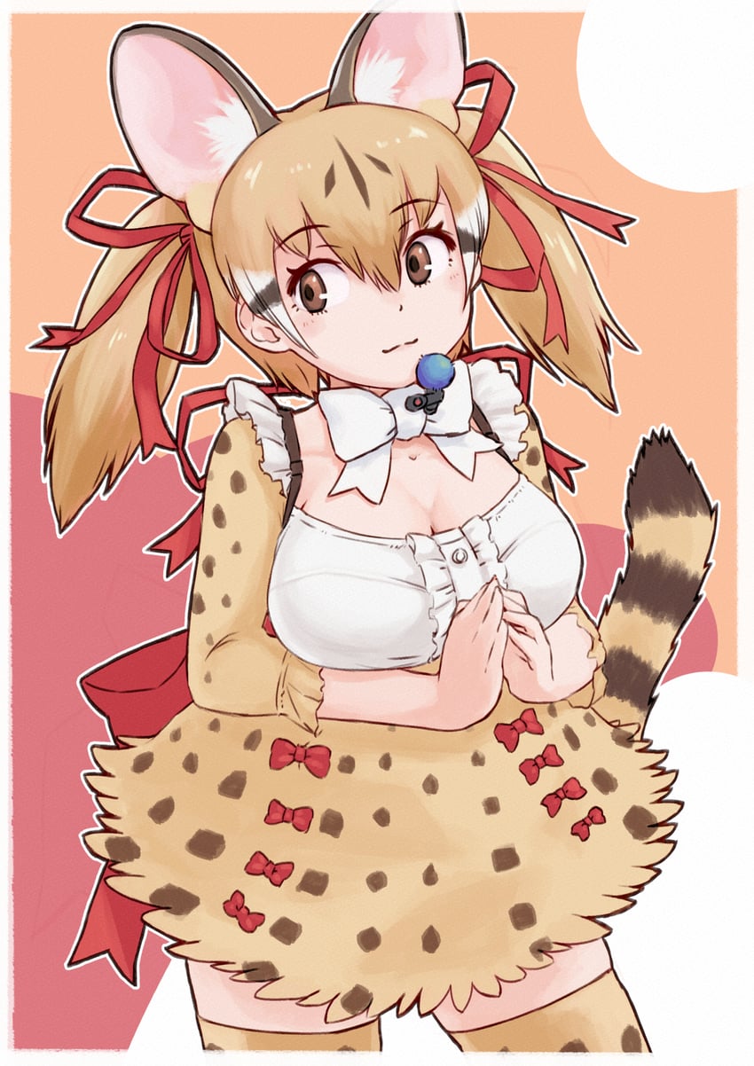 large-spotted genet (kemono friends and 1 more) drawn by toriny