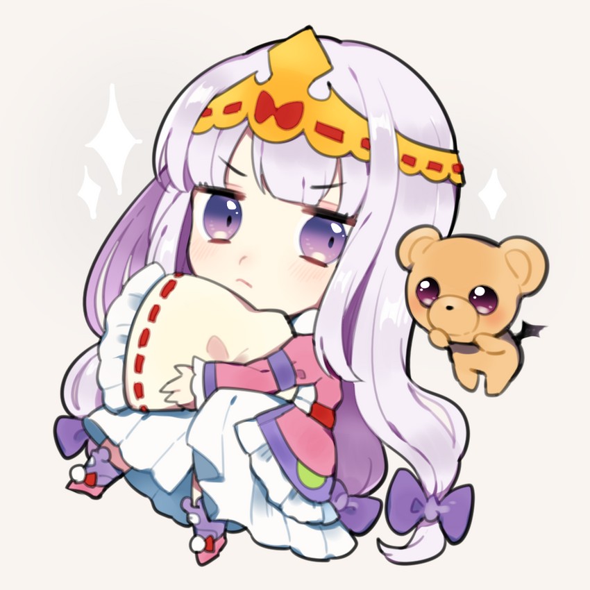 aurora sya lis kaymin and teddy demon (maou-jou de oyasumi) drawn by cookie_galo