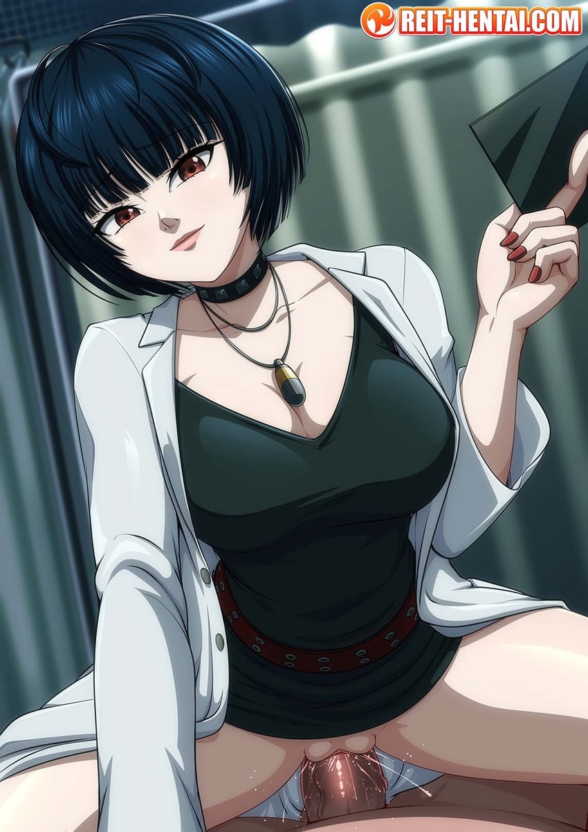 takemi tae (persona and 1 more) drawn by reit