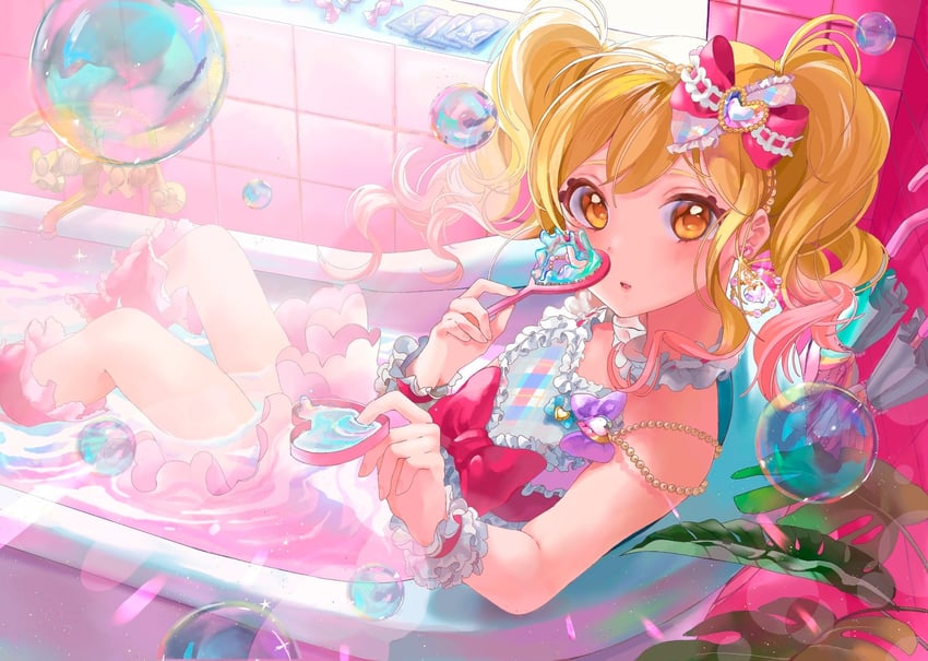 nijino yume (aikatsu! and 1 more) drawn by amumun0