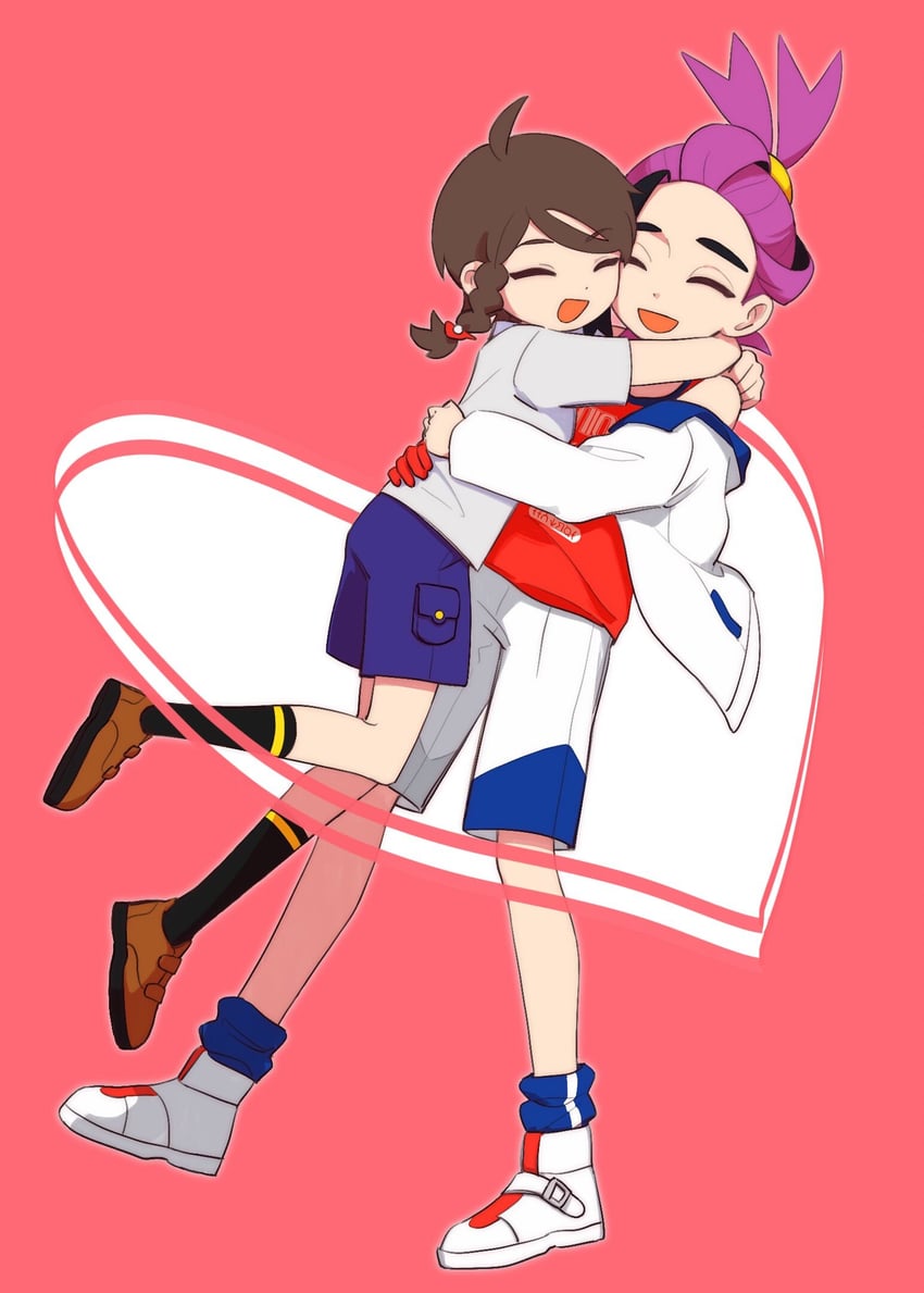 kieran and juliana (pokemon and 1 more) drawn by nekoniko777