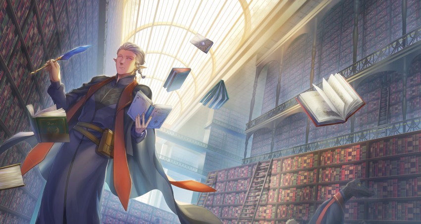 wise emperor azerstan (pixiv fantasia and 1 more) drawn by reshi3310