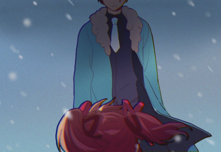nugget and employee (project moon and 1 more) drawn by medu_(rubish)