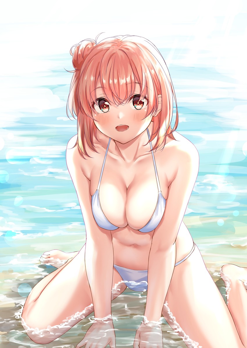 yuigahama yui (yahari ore no seishun lovecome wa machigatteiru.) drawn by meri-san