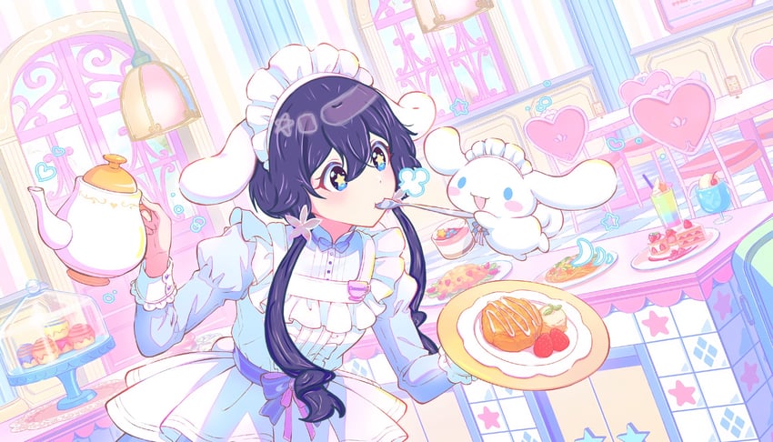 cinnamoroll and izumi kyouka (sanrio and 2 more)