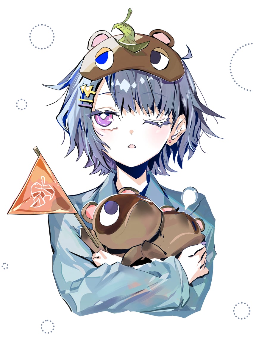 koshimizu toru, tom nook, timmy, and tommy (nijisanji and 1 more) drawn by ryoma_(rym_369)