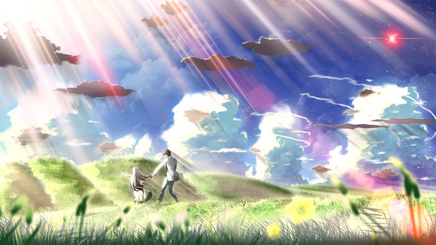 sion and haruna ryou (eden they were only two on the planet and 1 more) drawn by skyt2