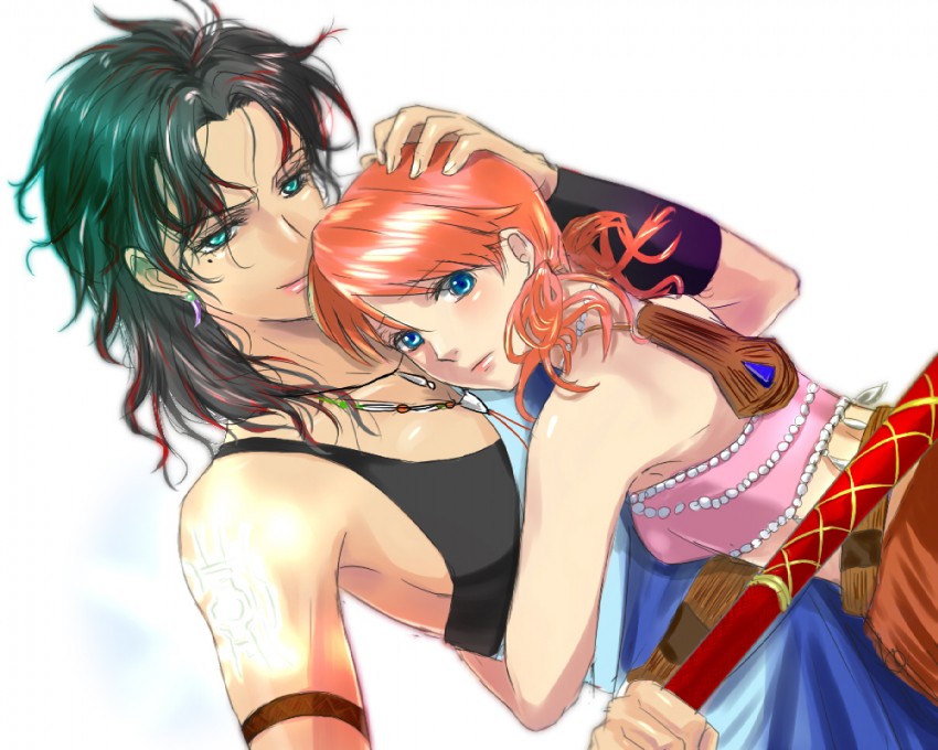 oerba dia vanille and oerba yun fang (final fantasy and 1 more) drawn by ririclub