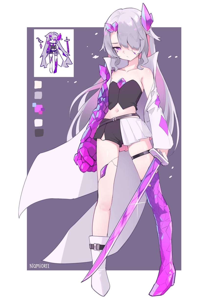 koseki bijou (hololive and 1 more) drawn by namiorii