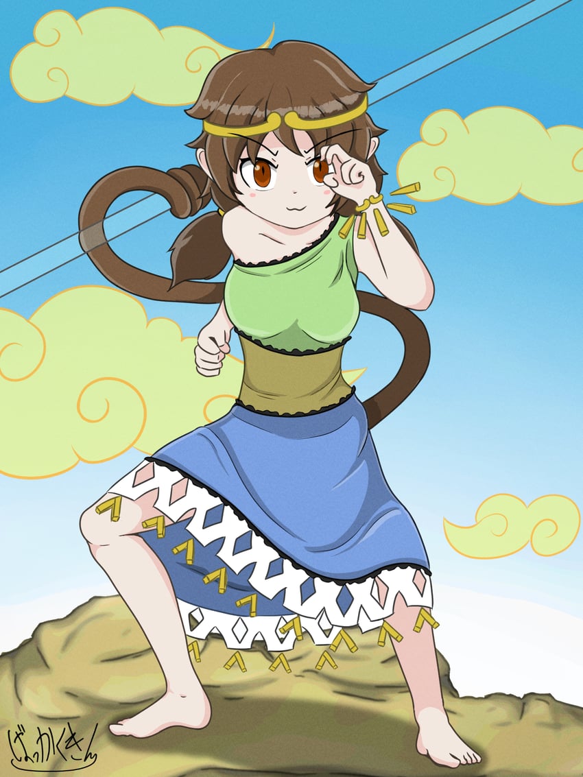 son biten (touhou and 1 more) drawn by bakkakukin