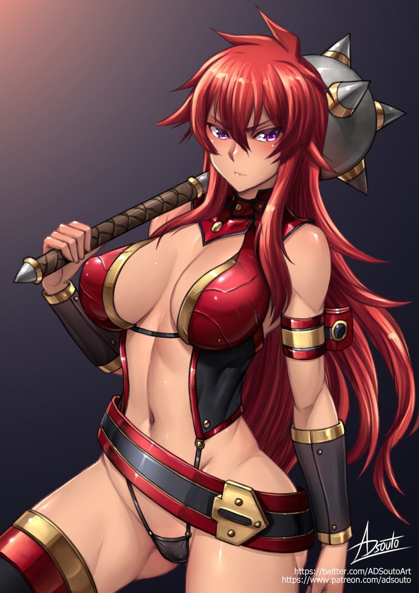 risty (queen's blade and 1 more) drawn by adsouto