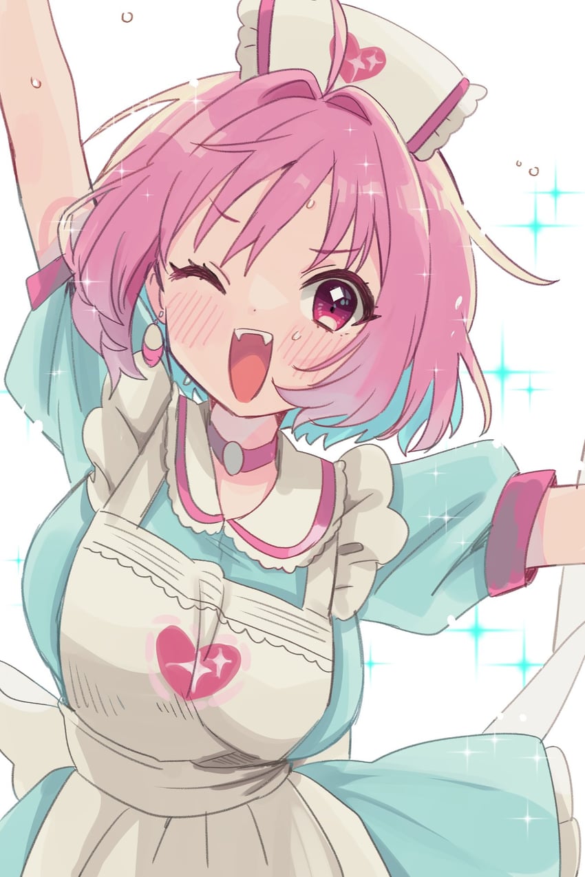 yumemi riamu (idolmaster and 2 more) drawn by sukoyaka_(100hituzi)