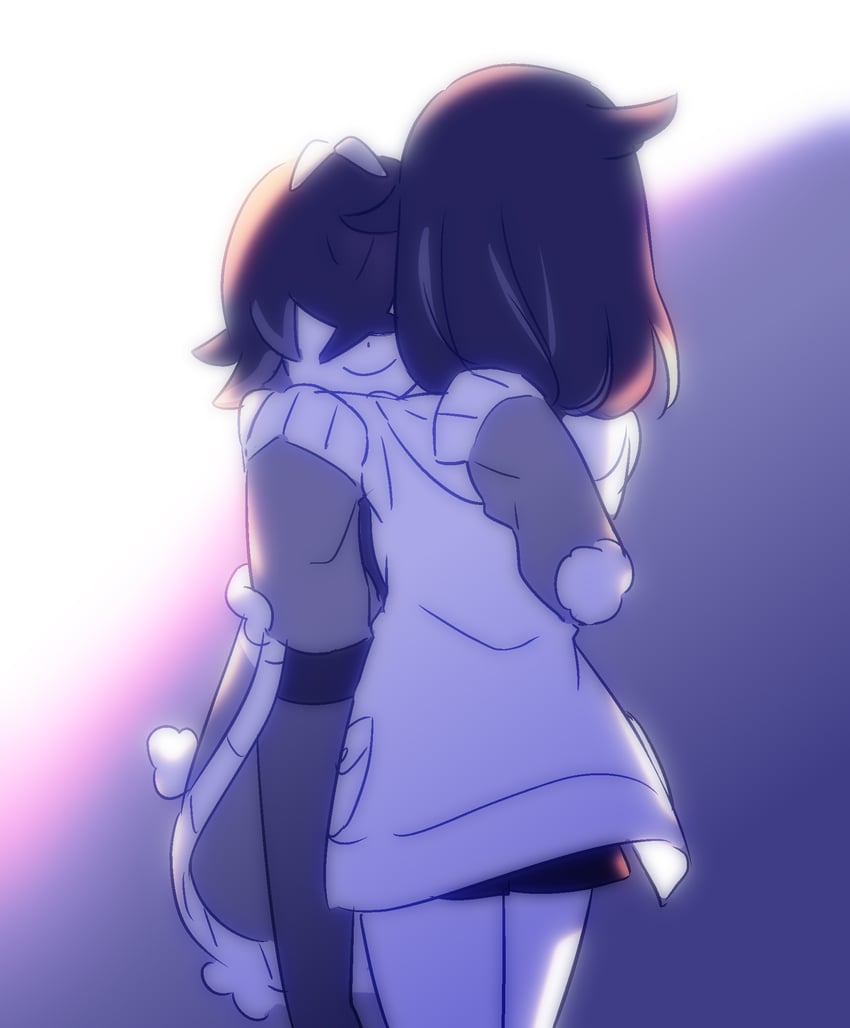 liko and dot (pokemon and 1 more) drawn by plus_ta