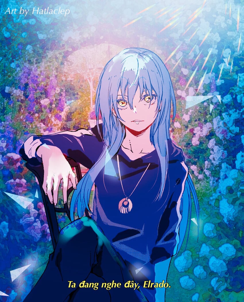 rimuru tempest (tensei shitara slime datta ken) drawn by h_llep