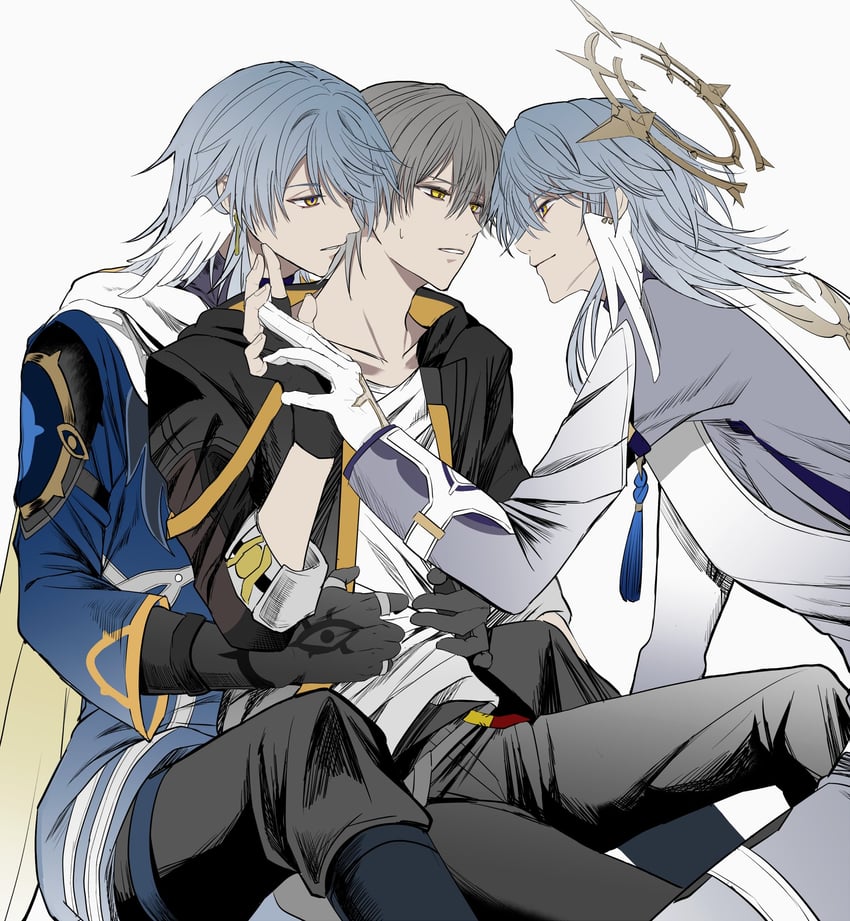 trailblazer, caelus, and sunday (honkai and 1 more) drawn by gotugotuiwa99