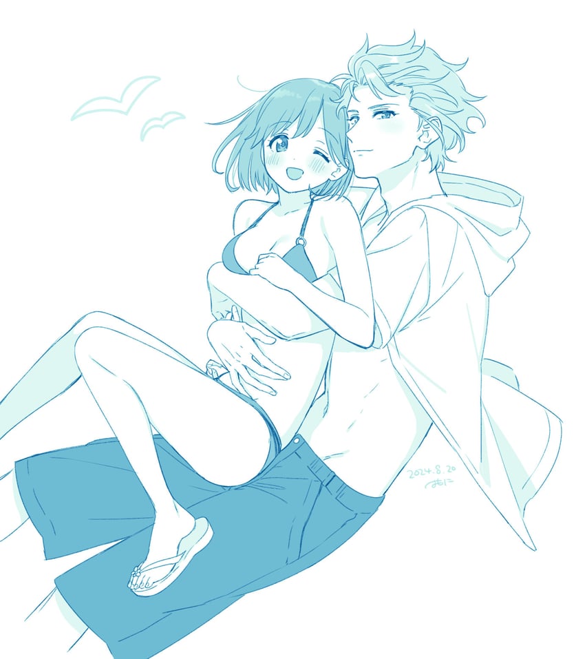 protagonist and shitara seiji (tokimeki memorial and 2 more) drawn by krudears