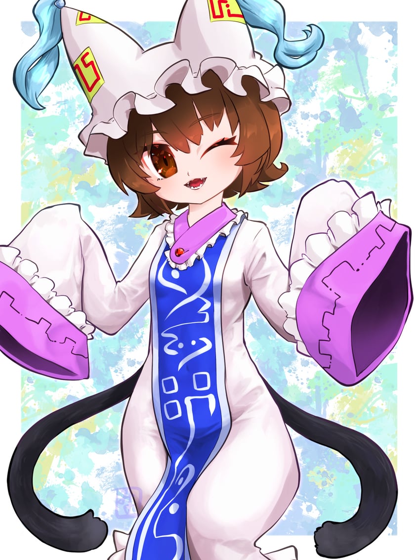 yakumo ran and chen (touhou) drawn by miyo_(user_xstn5827)