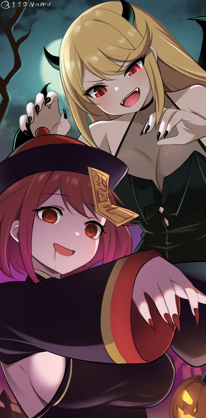 pyra and mythra (xenoblade chronicles and 1 more) drawn by namu_(112namu)