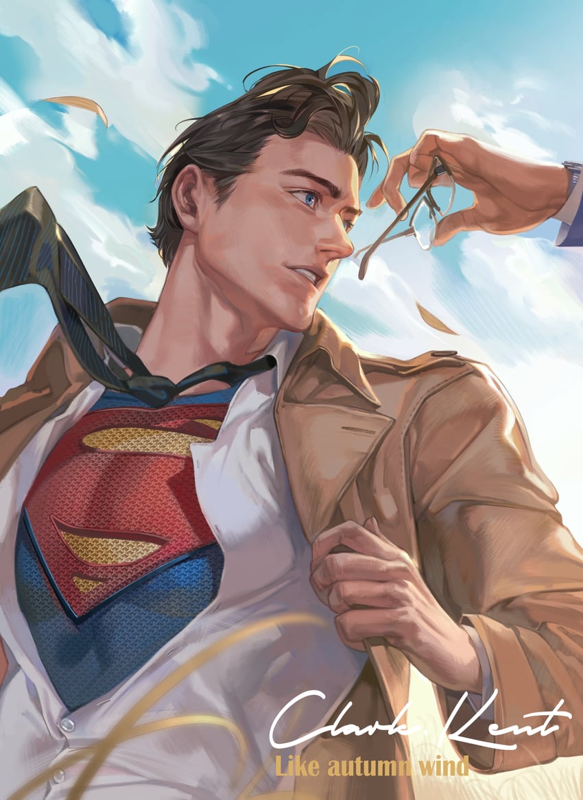 superman and clark kent (dc comics and 1 more) drawn by tobu_(bilibil)