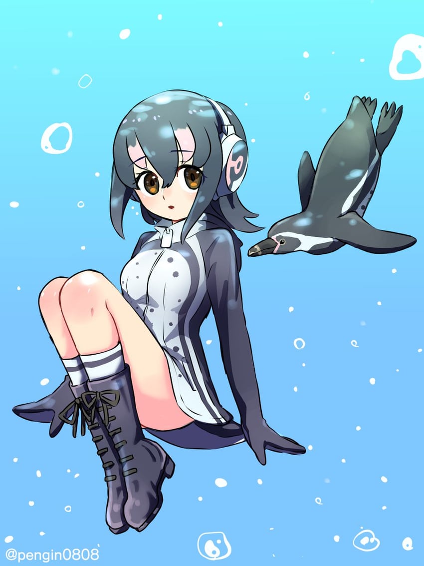 humboldt penguin (kemono friends and 1 more) drawn by pengin0808