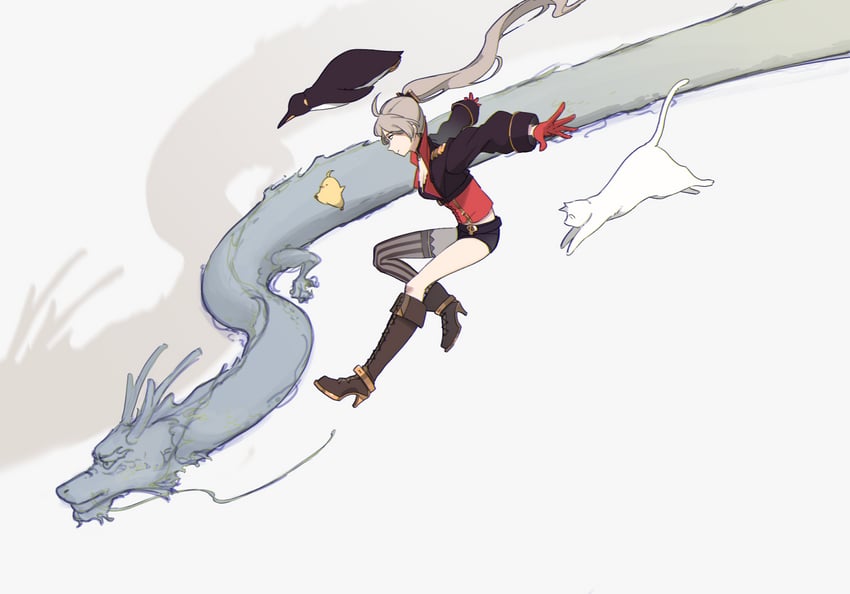 manjuu and jean bart (azur lane) drawn by hatski.sin