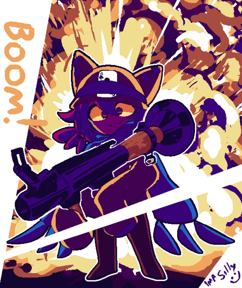 niko and soldier (team fortress 2 and 1 more) drawn by imasiphy