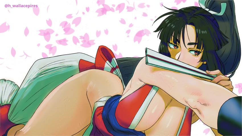 shiranui mai (street fighter and 2 more) drawn by wallace_pires