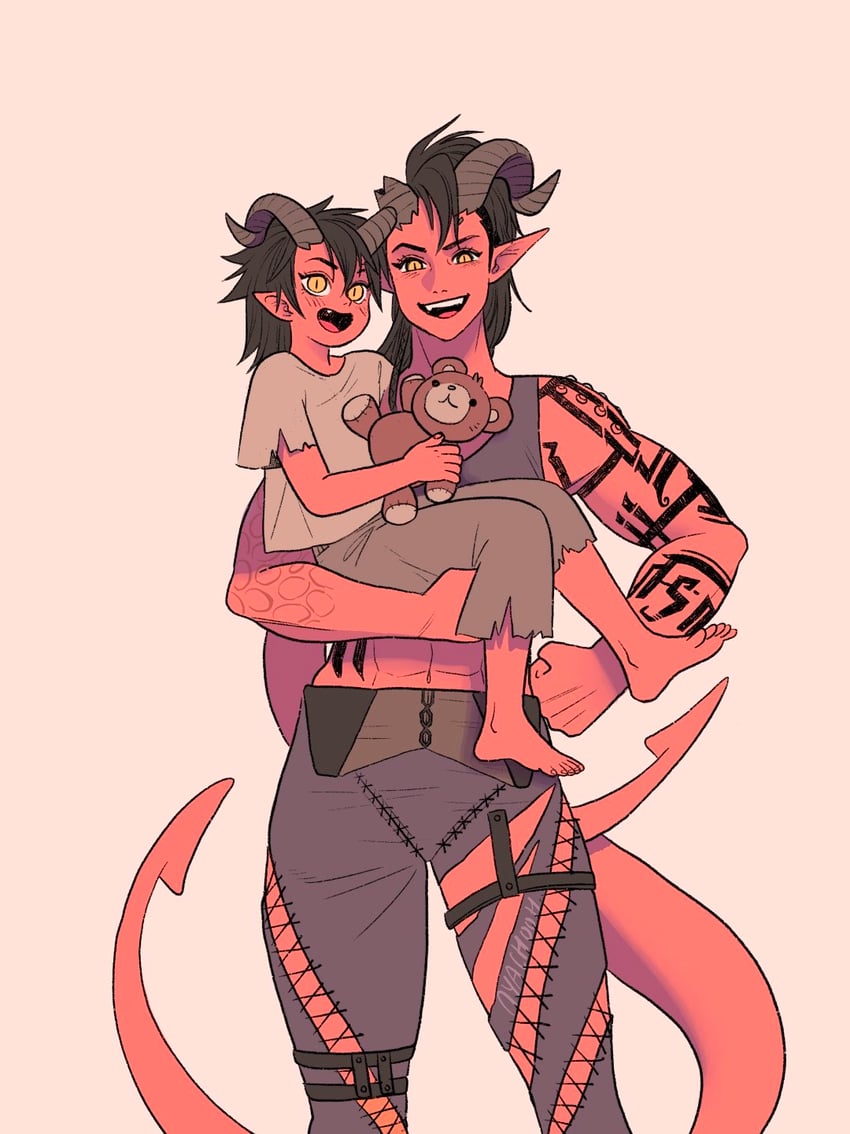 karlach (dungeons & dragons and 2 more) drawn by nyachooh