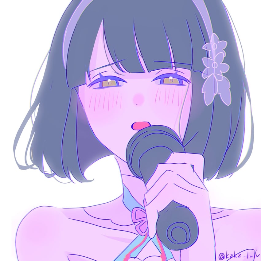 momose ginko (love live! and 1 more) drawn by kzkz_lvlv