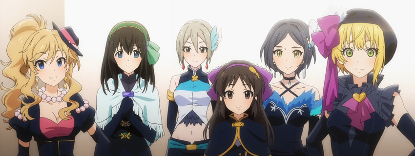 sagisawa fumika, tachibana arisu, hayami kanade, ohtsuki yui, miyamoto frederica, and 1 more (idolmaster and 1 more)