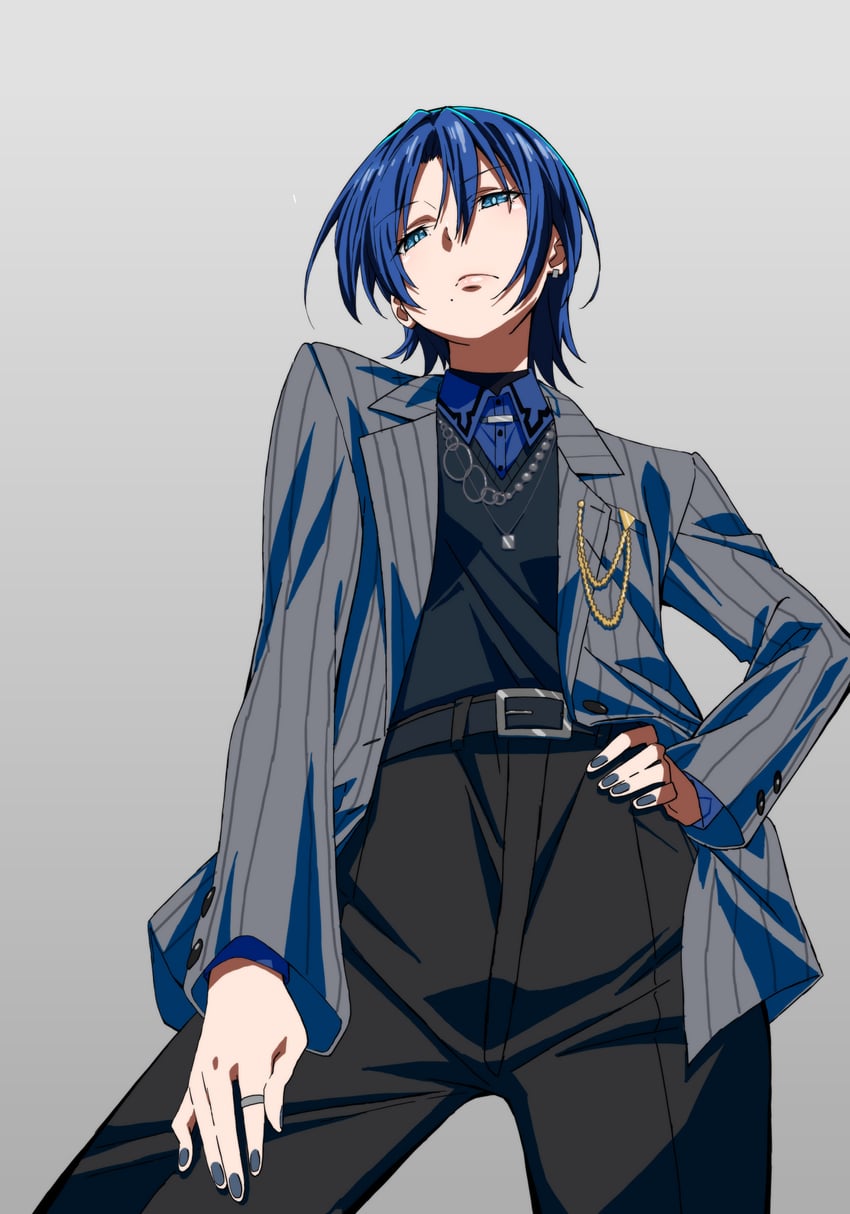 hiodoshi ao (hololive and 1 more) drawn by yuukami_(wittsu)