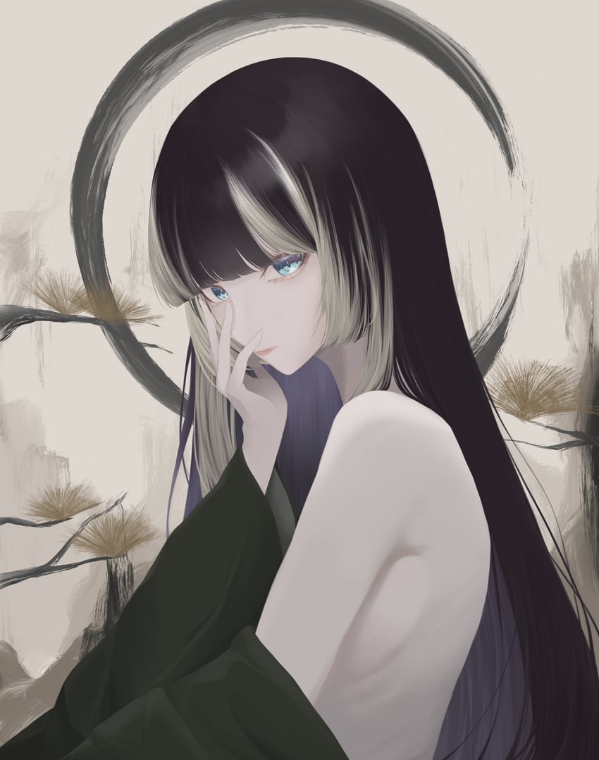 juufuutei raden (hololive and 1 more) drawn by getsukiba