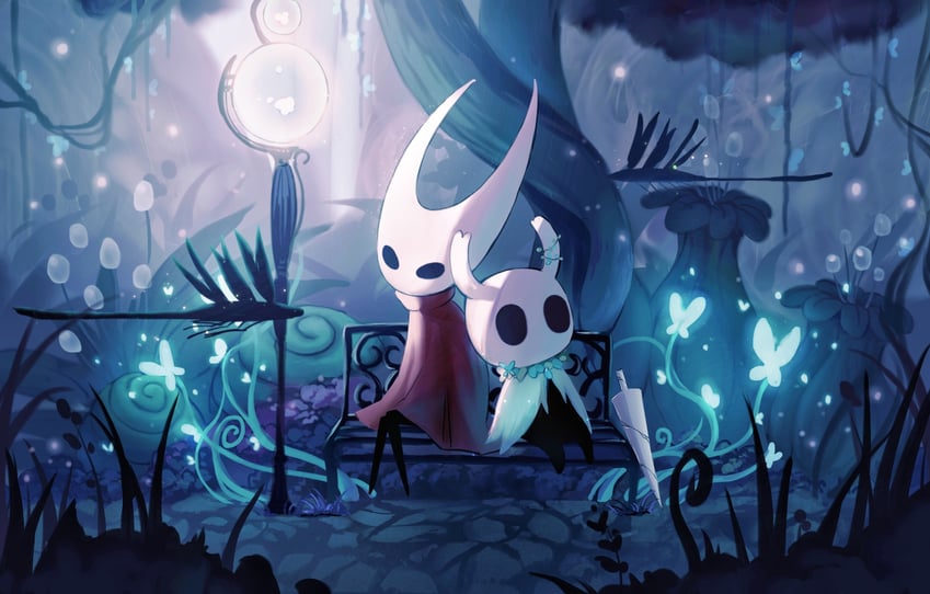 knight and hornet (hollow knight) drawn by azusa_(980650076)