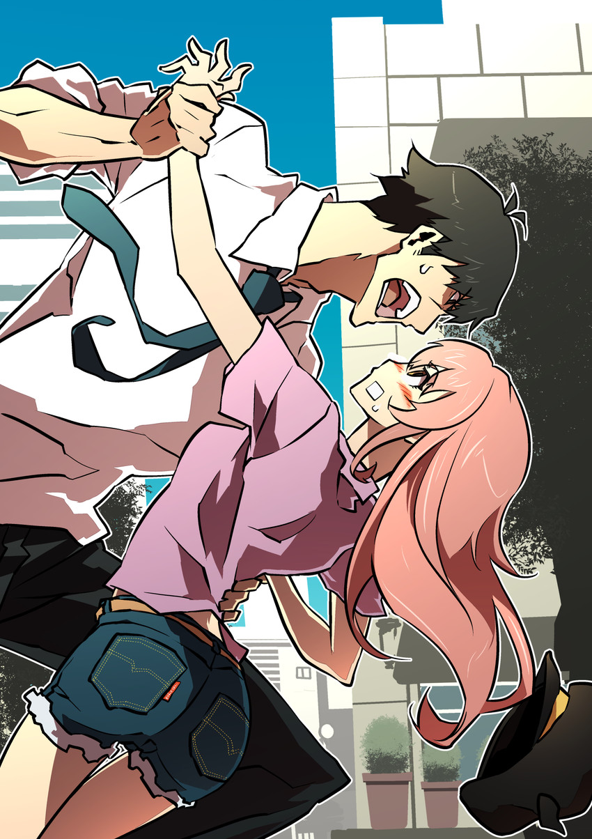producer and jougasaki mika (idolmaster and 1 more) drawn by gangure_(disemboweled)