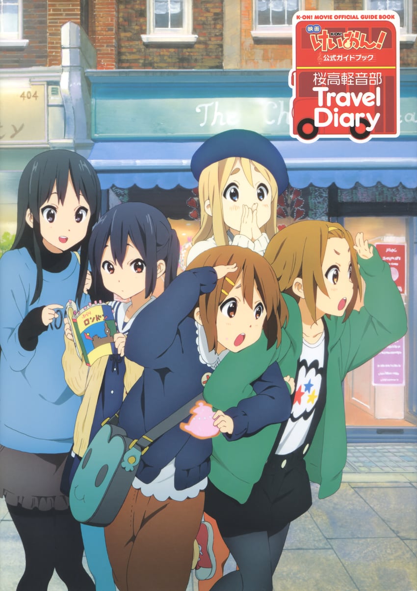 akiyama mio, nakano azusa, hirasawa yui, tainaka ritsu, and kotobuki tsumugi (k-on! and 1 more) drawn by horiguchi_yukiko
