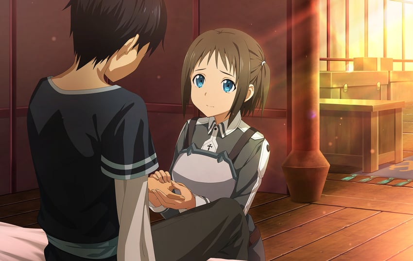 kirito and ronye arabel (sword art online and 2 more)