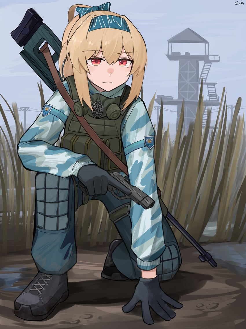 sv-98 (girls' frontline and 1 more) drawn by gamryous