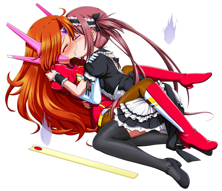 airi, misaki kyouko, and suchie-pai (queen's blade and 2 more) drawn by shirosame